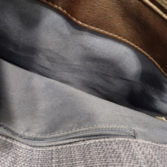 Sag Harbor Gray and Brown Tote Bag - Picture 9 of 9